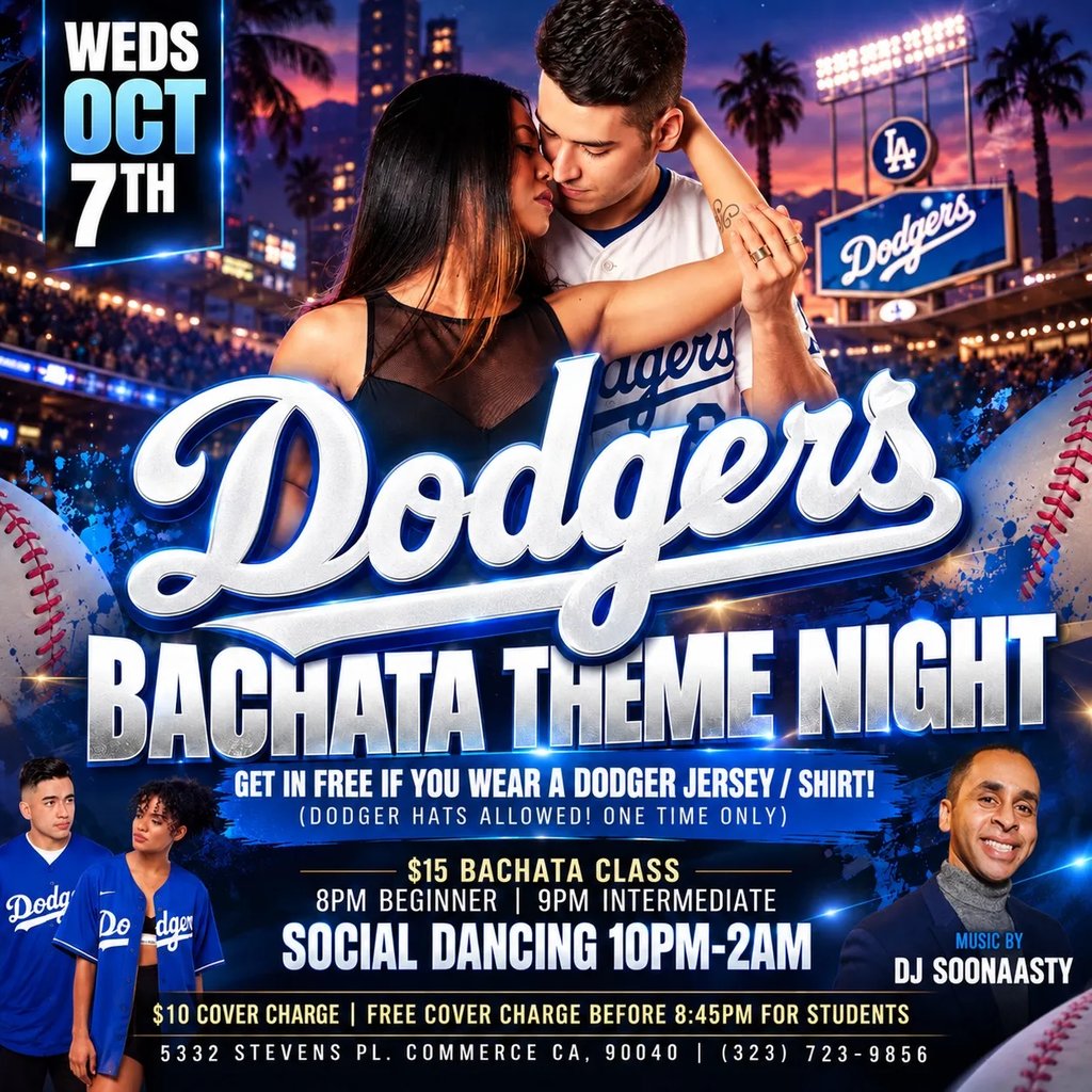 Dodgers Bachata Theme Night