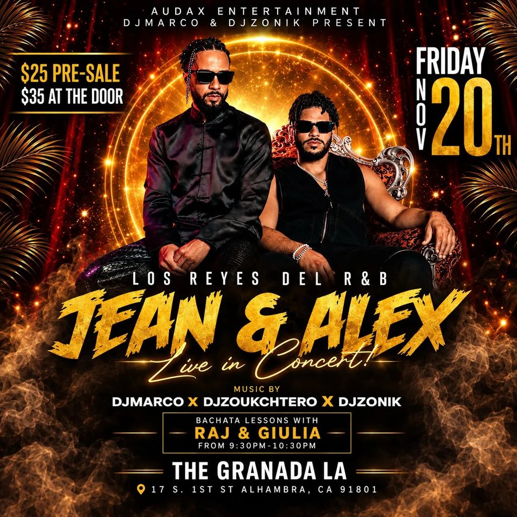 Jean & Alex Live in Concert!