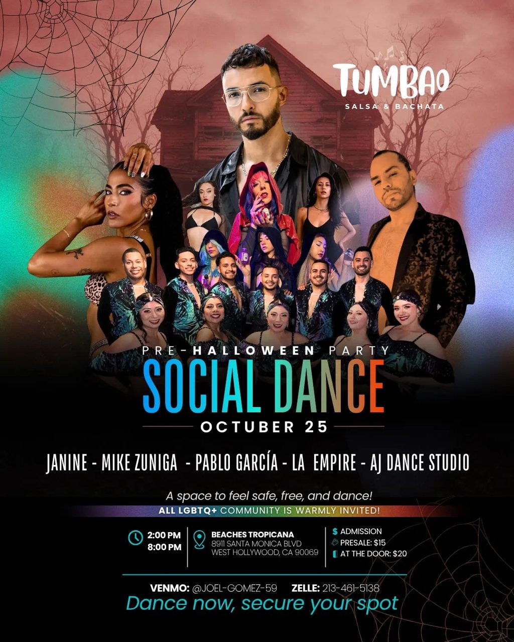 Pre-Halloween party social dance