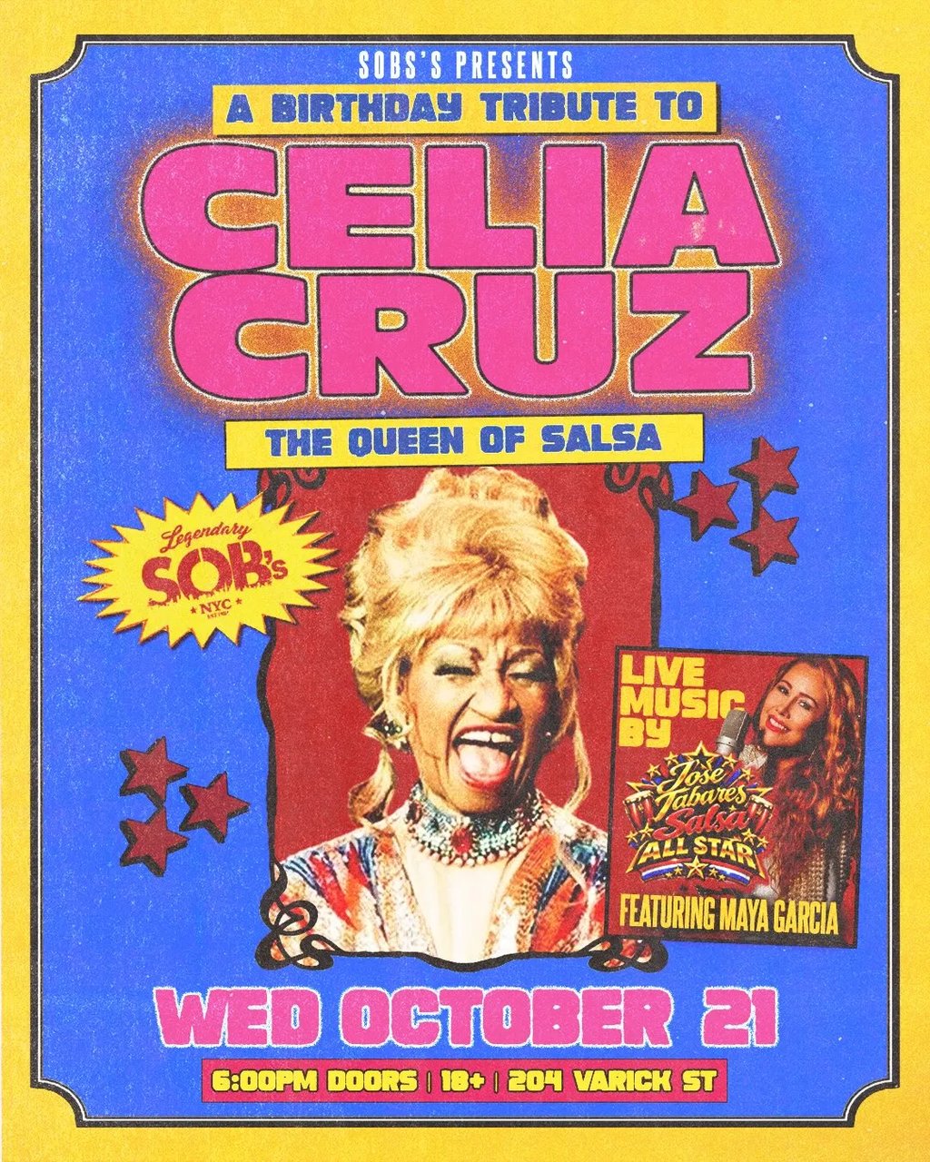 A Birthday Tribute to Celia Cruz: The Queen of Salsa