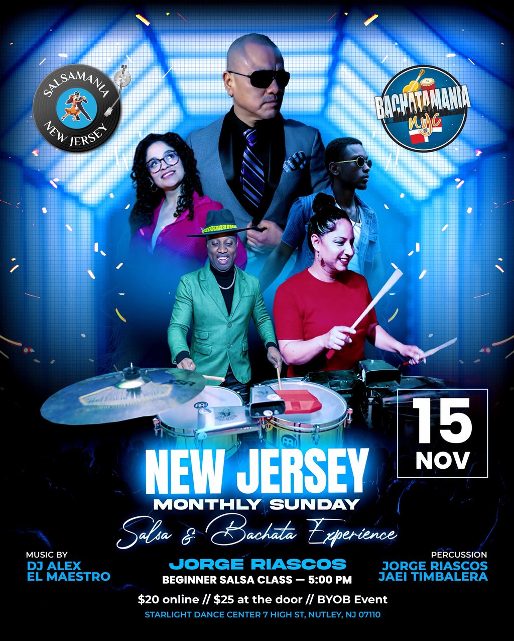 New Jersey Monthly Sunday Salsa & Bachata Experience