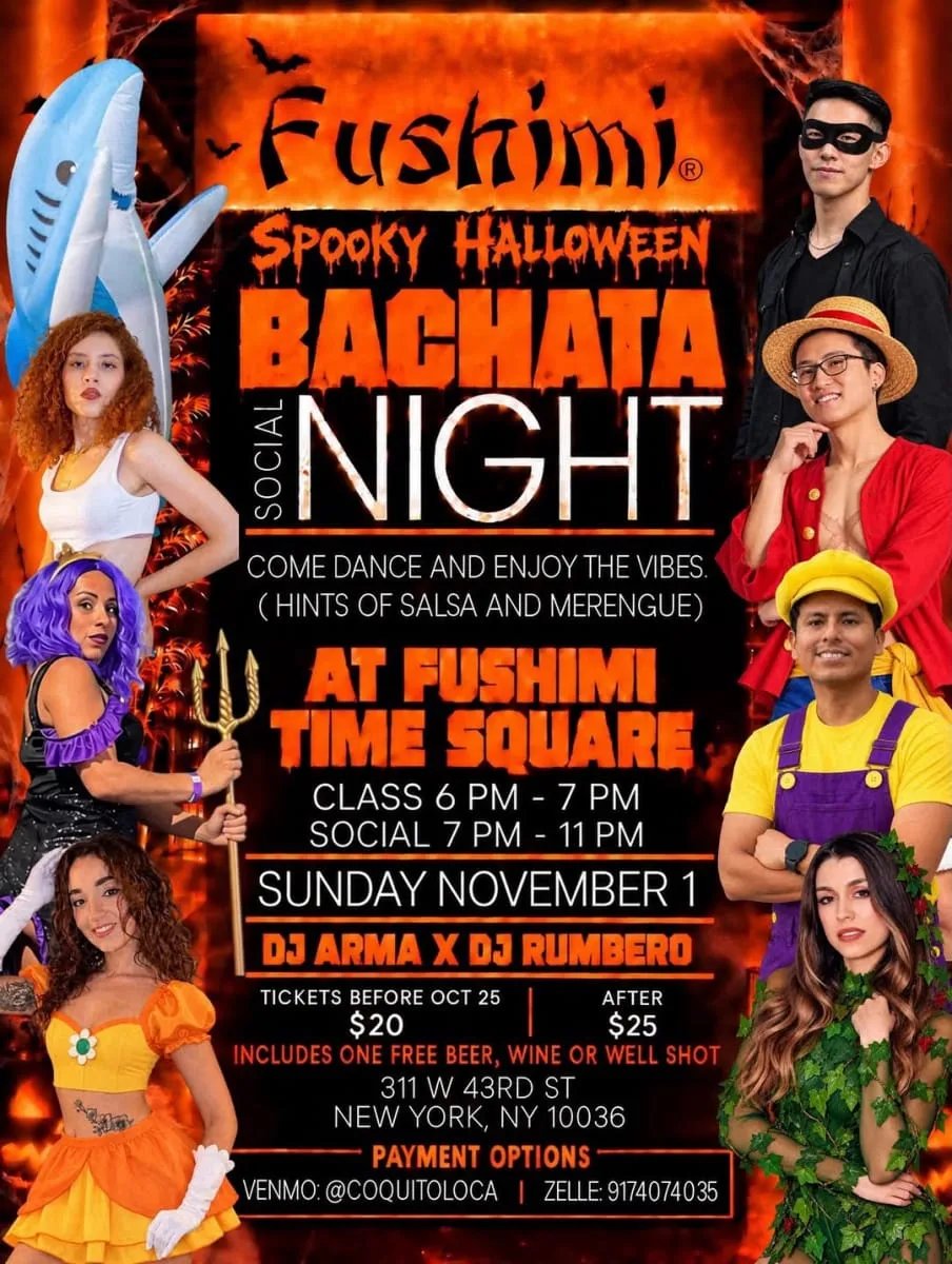 Spooky Halloween Bachata Social Night