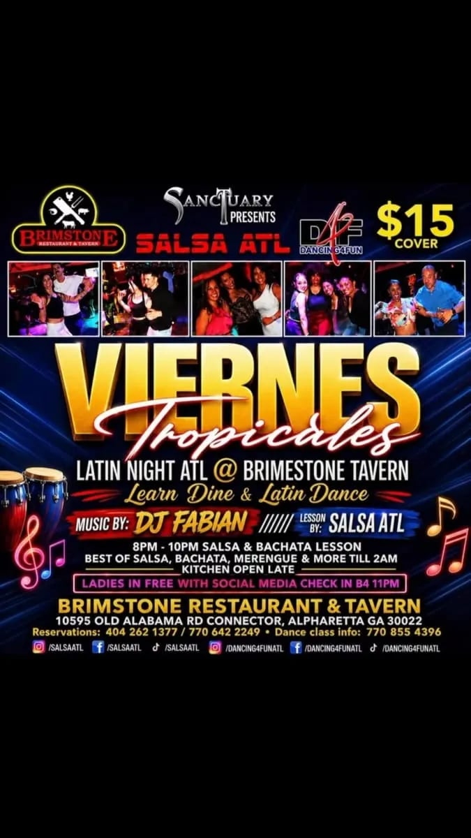 Viernes Tropicales Latin Night ATL