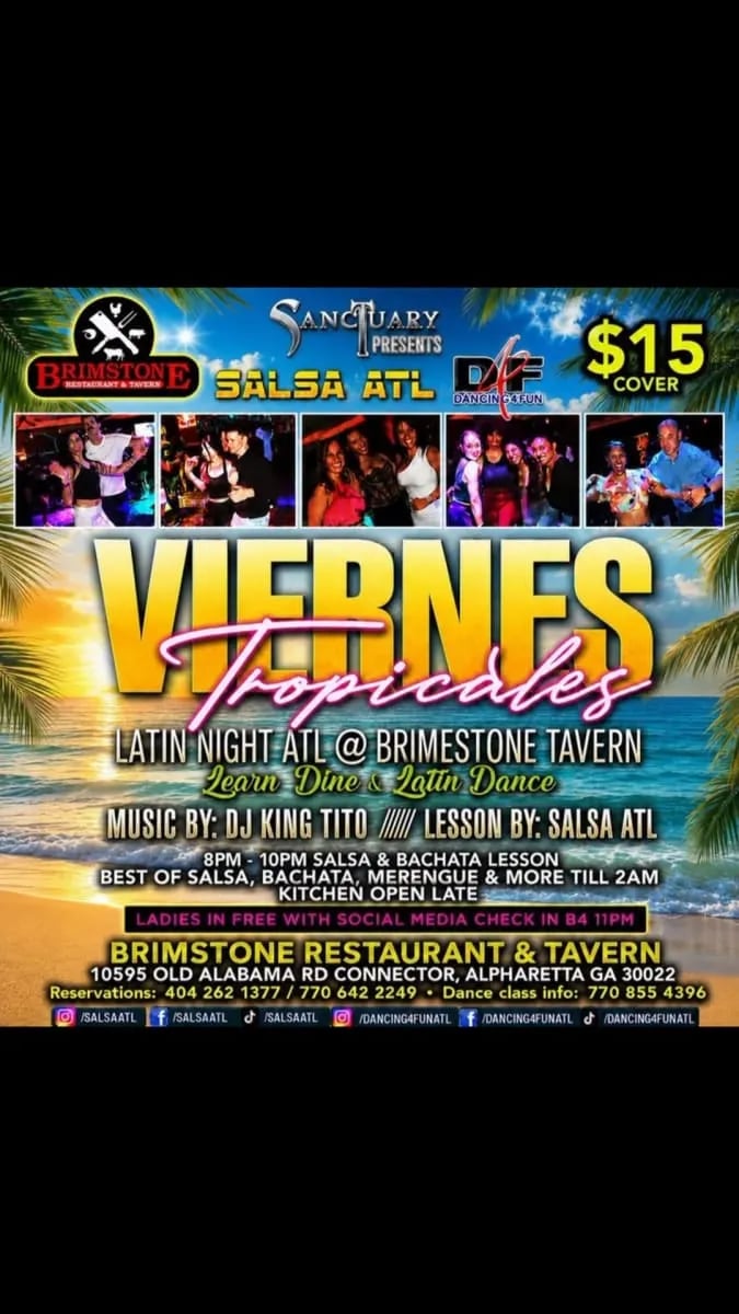 Viernes Tropicales Latin Night ATL