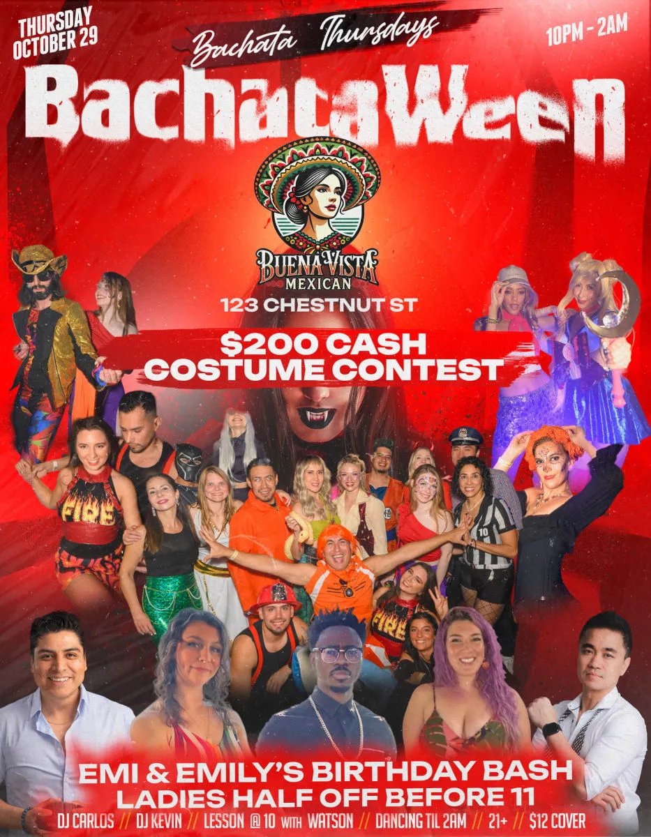 Bachataween: Emi & Emily's Birthday Bash