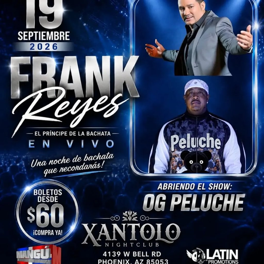 Frank Reyes en vivo – Una noche de bachata que no olvidarás