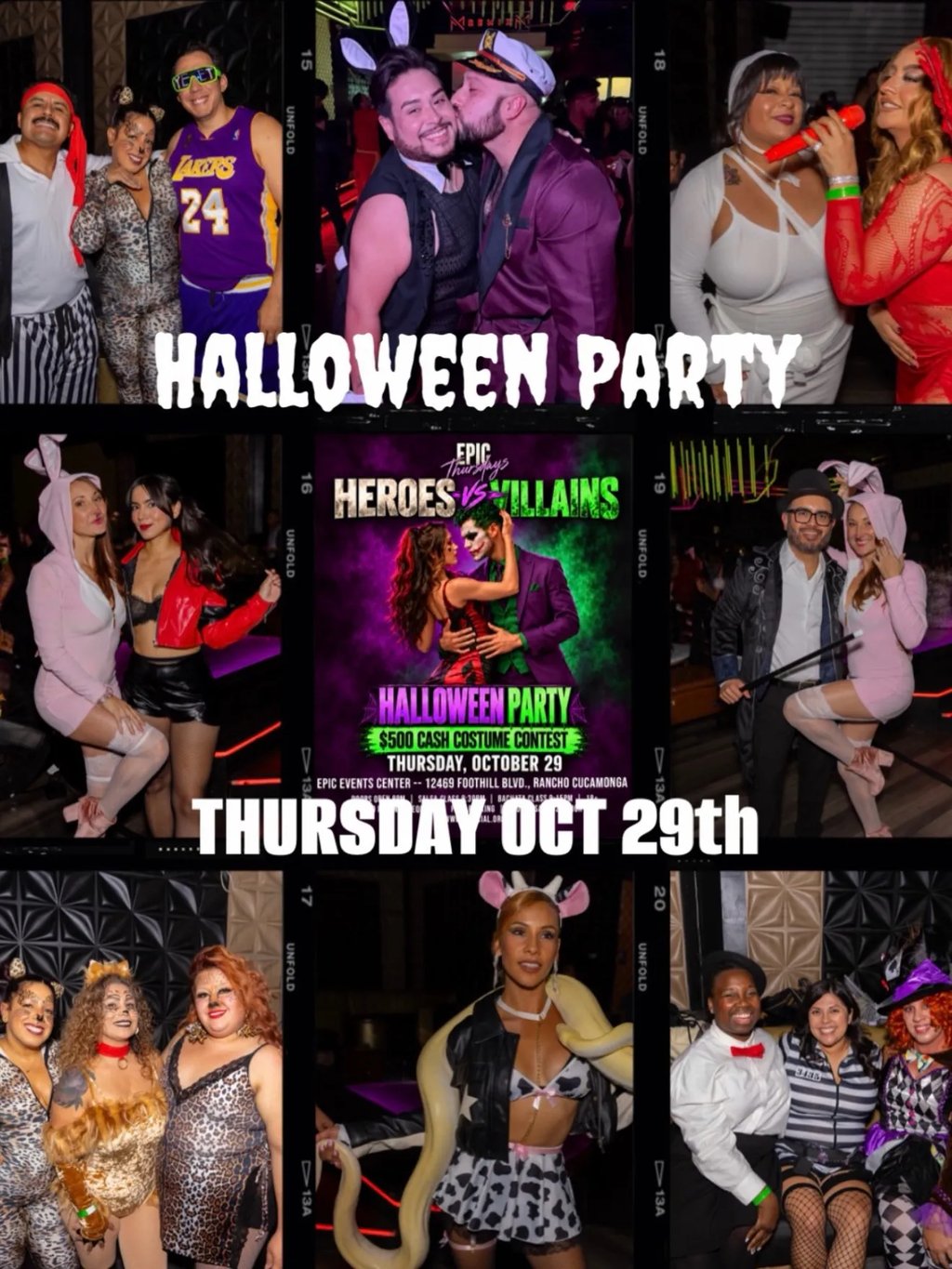 Heroes vs Villains Halloween Party