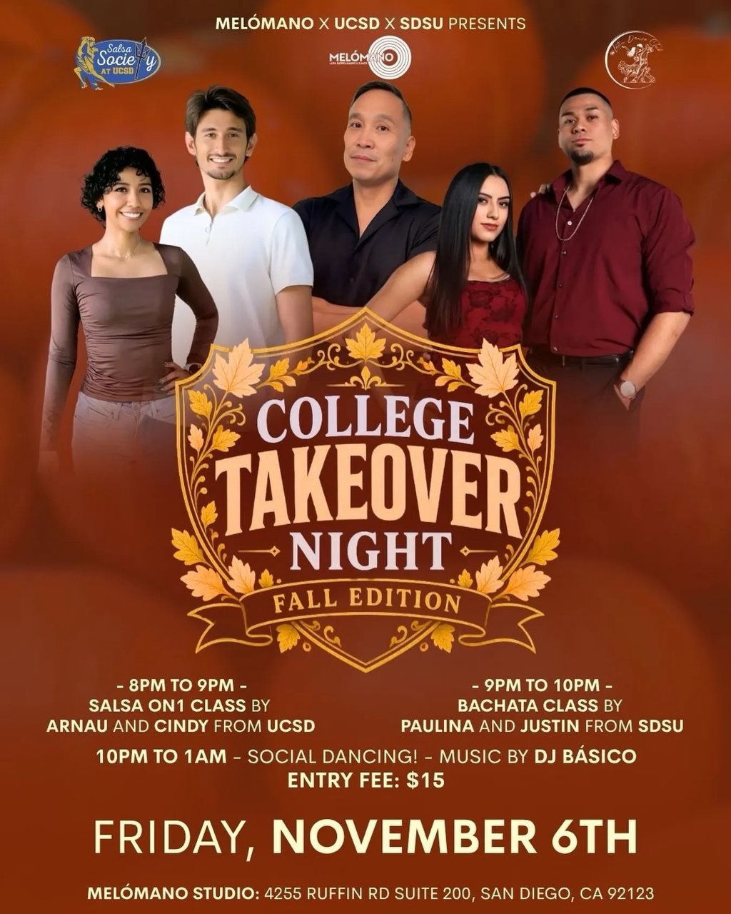 College Takeover Night Fall Edition
