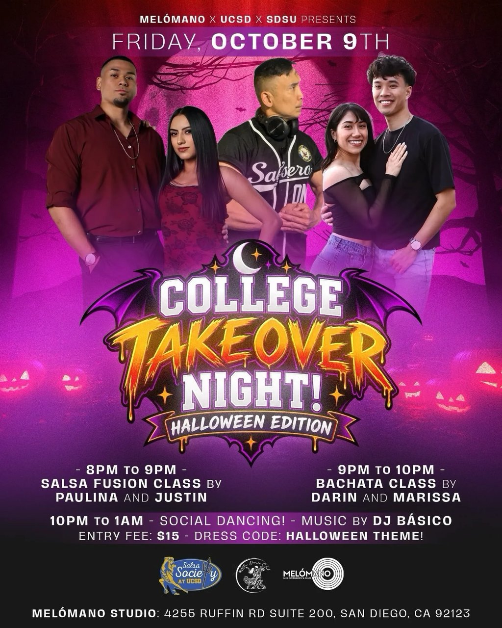 College Takeover Night! Halloween Edition