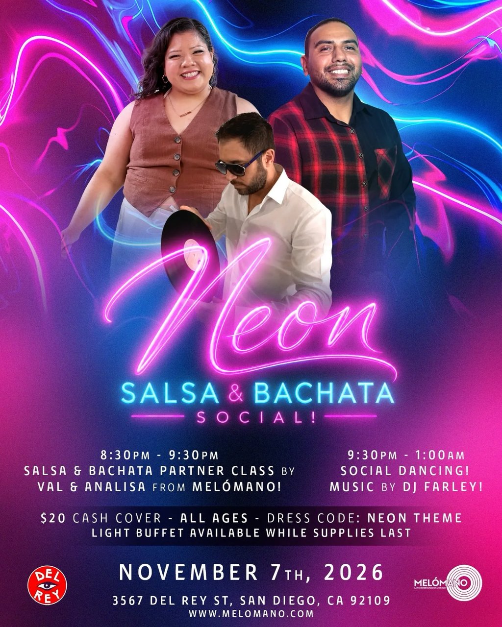 Neon Salsa & Bachata Social