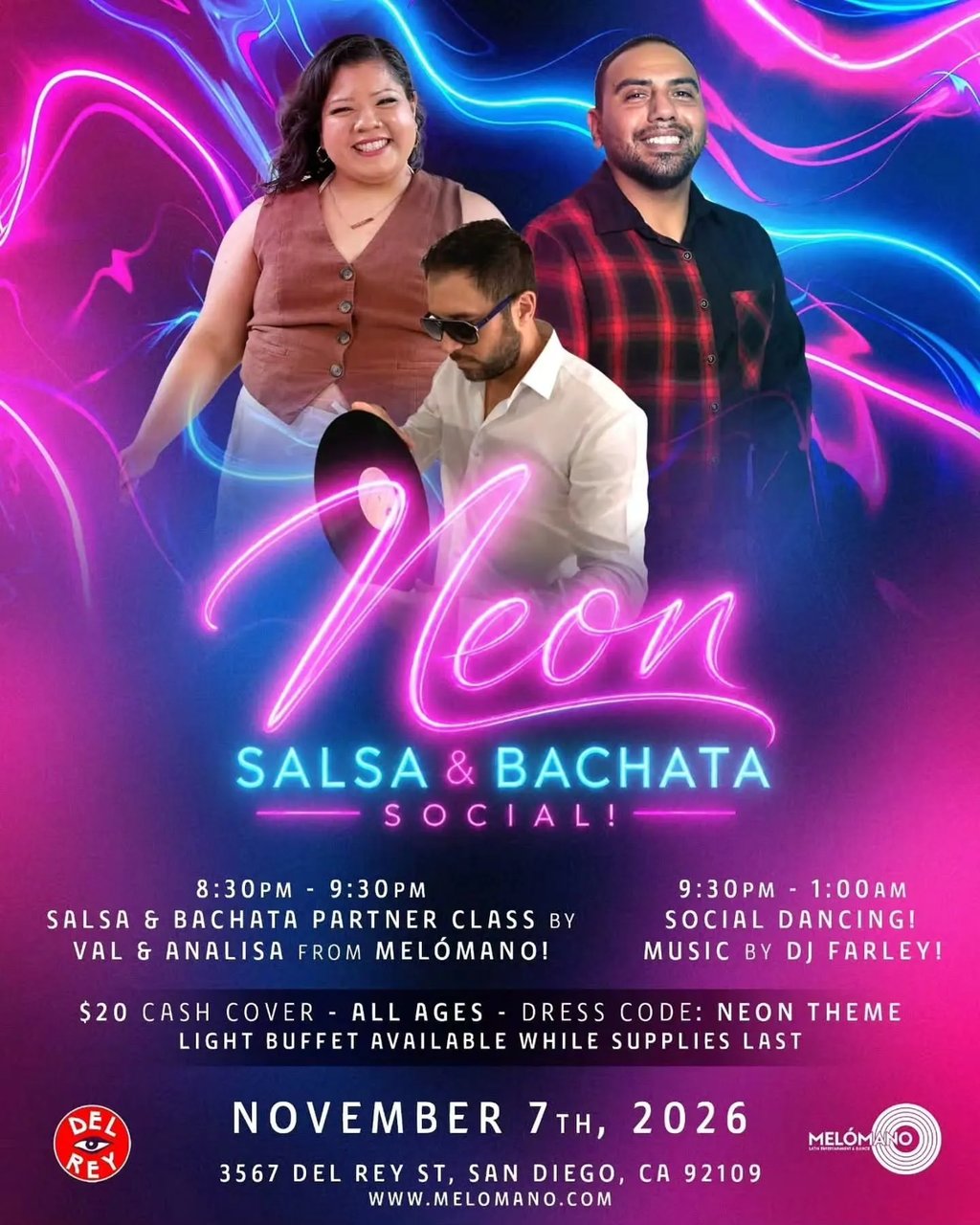 Neon Salsa & Bachata Social