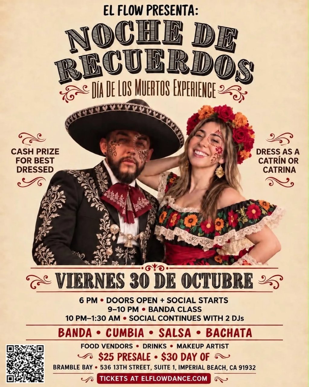 Noche de recuerdos: Día de los Muertos experience