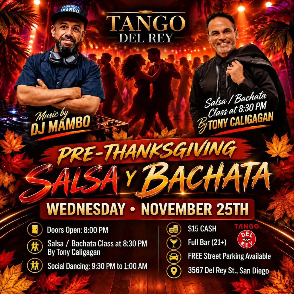 Pre-Thanksgiving Salsa y Bachata