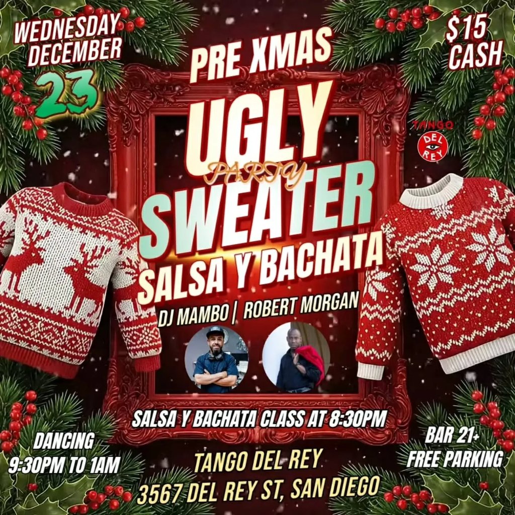 Pre Xmas Ugly Sweater Party