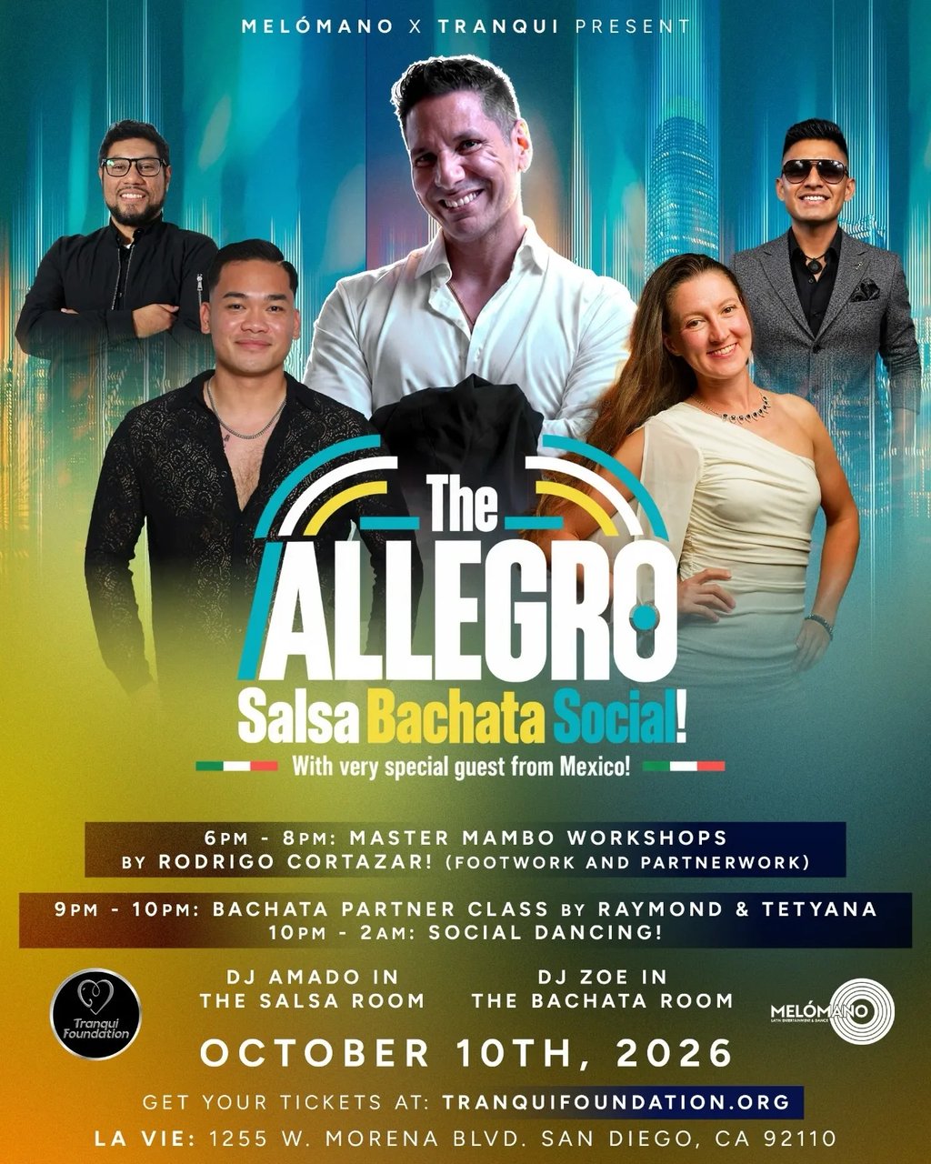 The Allegro Salsa Bachata Social