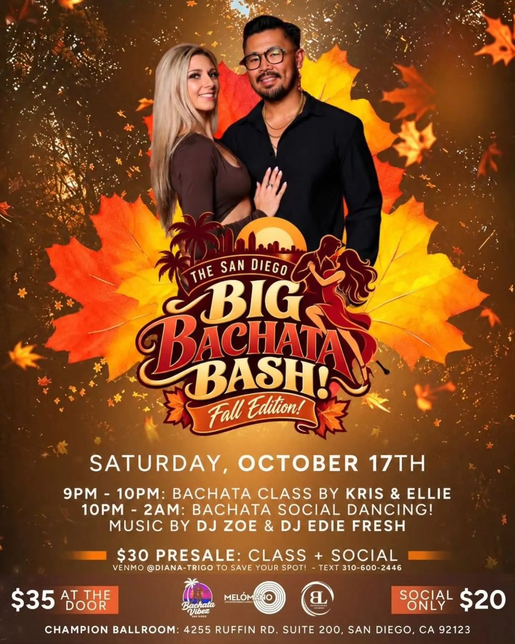 The San Diego Big Bachata Bash: Fall Edition