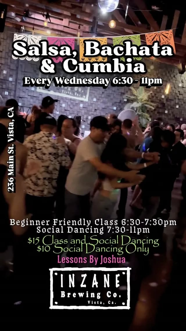 Salsa, Bachata & Cumbia