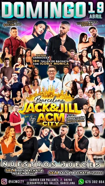 Barcelona Jack and Jill by ACM City del 19 de abril de 2026