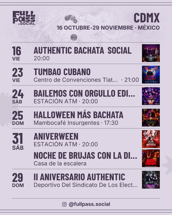 Agenda semanal · CDMX