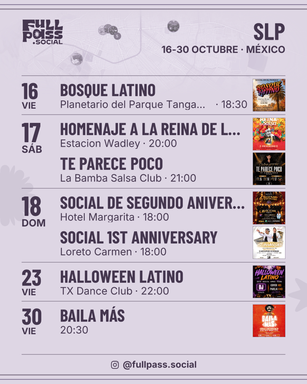 Agenda semanal · SLP