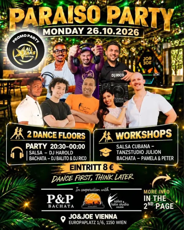 Paraiso Party - Event poster