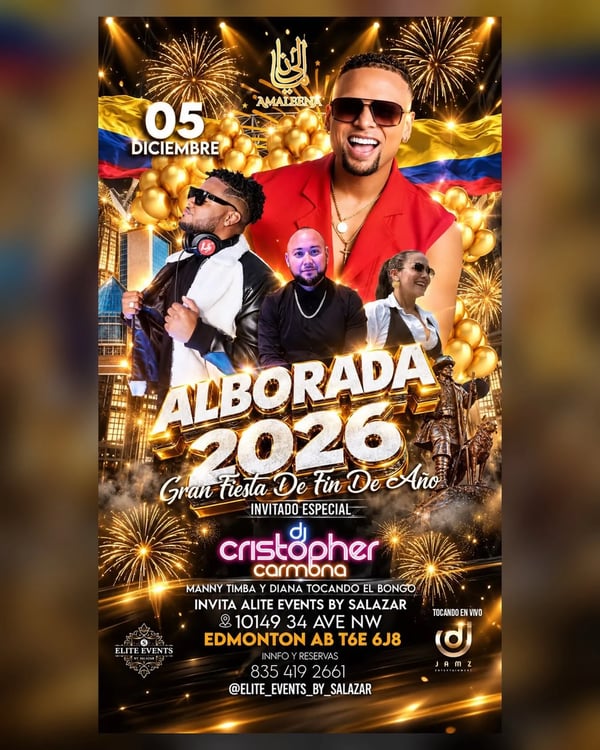 Alborada 2026 – Gran fiesta de fin de año