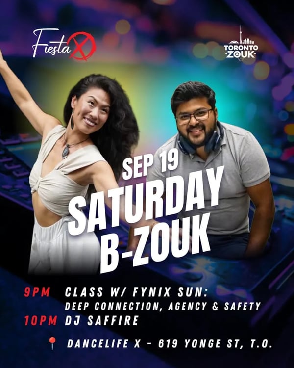 Festa X – B-Zouk Saturday - Poster del evento
