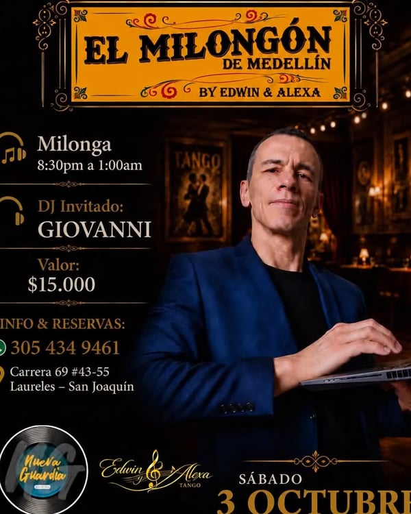 El Milongón de Medellín - Poster del evento