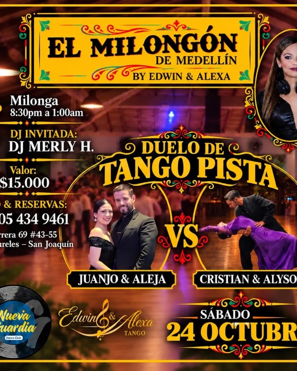 El milongón de Medellín - Poster del evento
