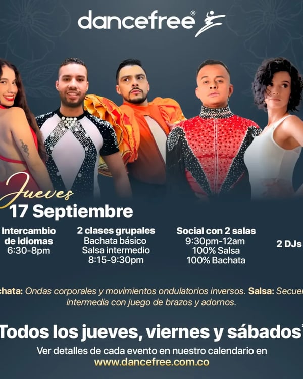 Jueves social - Event poster