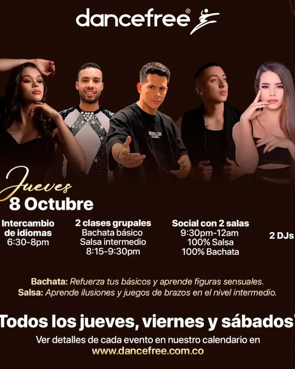 Jueves social - Poster del evento