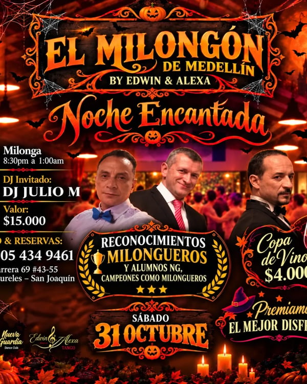 Noche encantada - Event poster