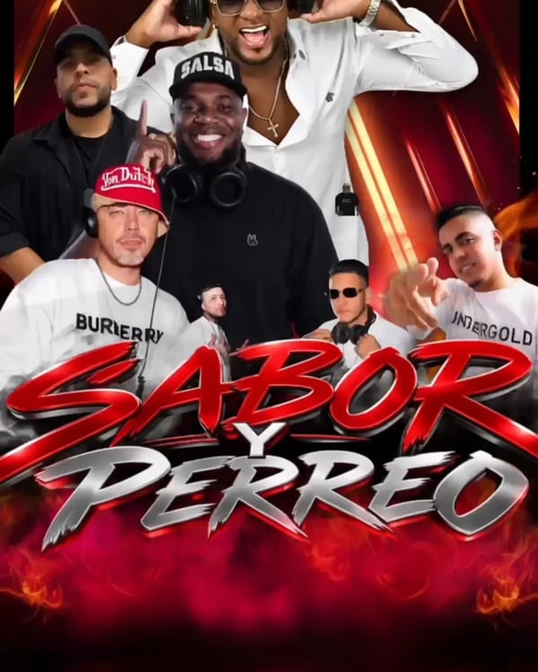 Sabor y perreo - Poster del evento
