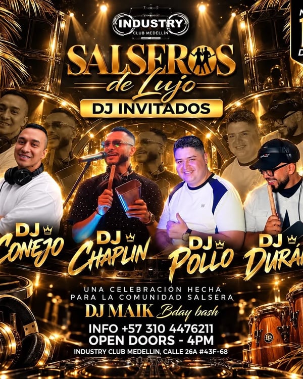 Salseros de lujo - Event poster