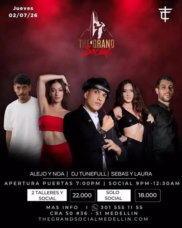 The Grand Social - Poster del evento