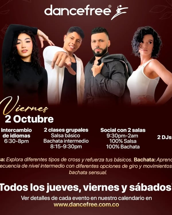 Viernes social - Poster del evento
