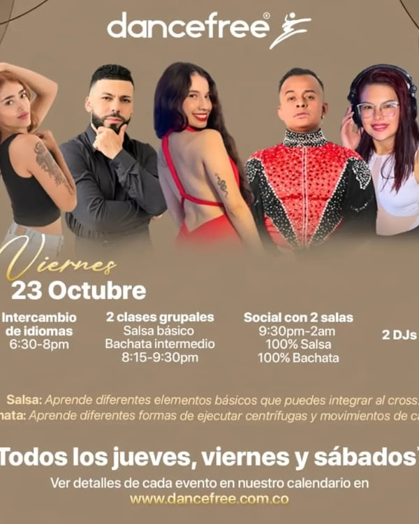 Viernes social - Poster del evento