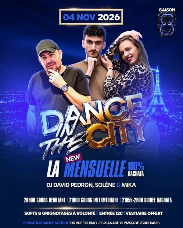 Dance in the City – La Mensuelle - Poster del evento