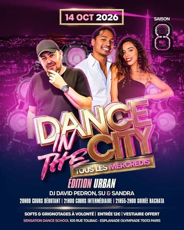 Dance in the City – Saison 8 – Édition Urban - Poster del evento