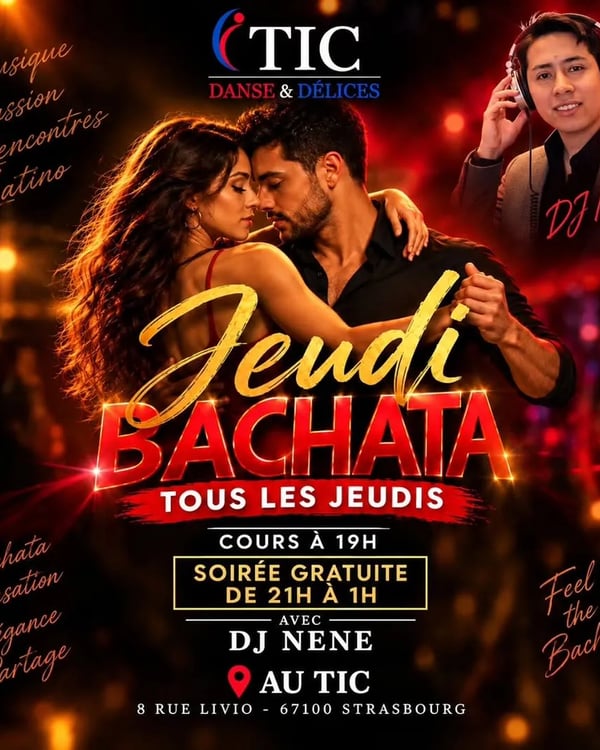 Jeudi Bachata – Tous les Jeudis
