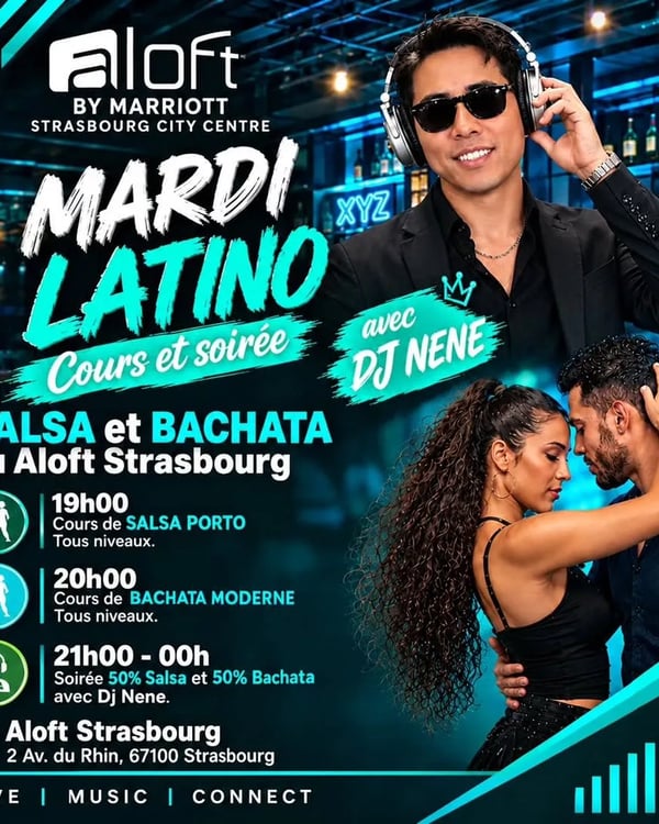 Mardi Latino au Aloft Strasbourg