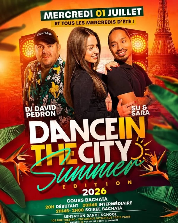 Dance In The City Summer Edition 2026 - Poster del evento