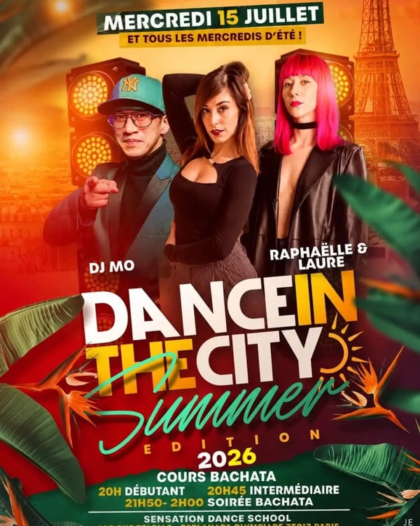 Dance In The City Summer Edition - Poster del evento