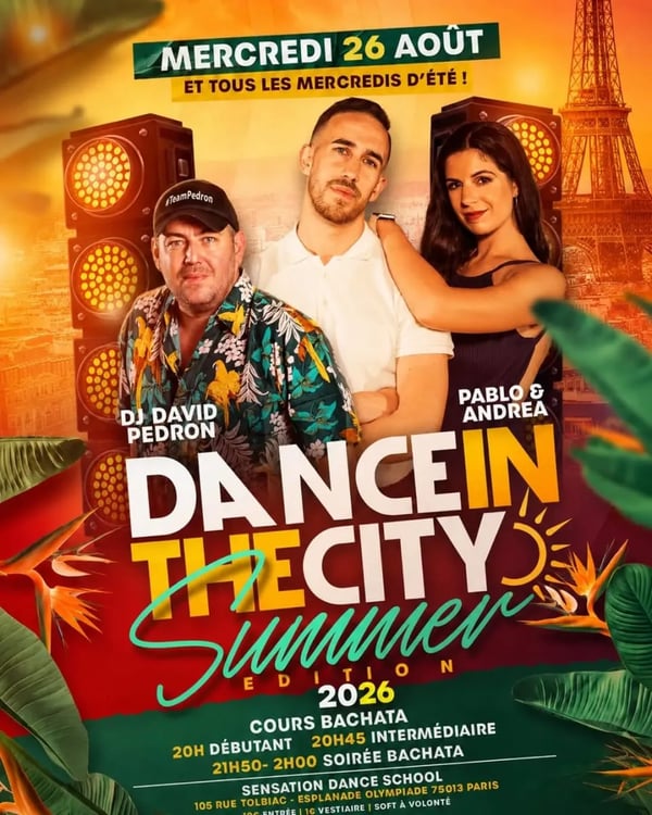 Dance In The City Summer Edition 2026 - Poster del evento