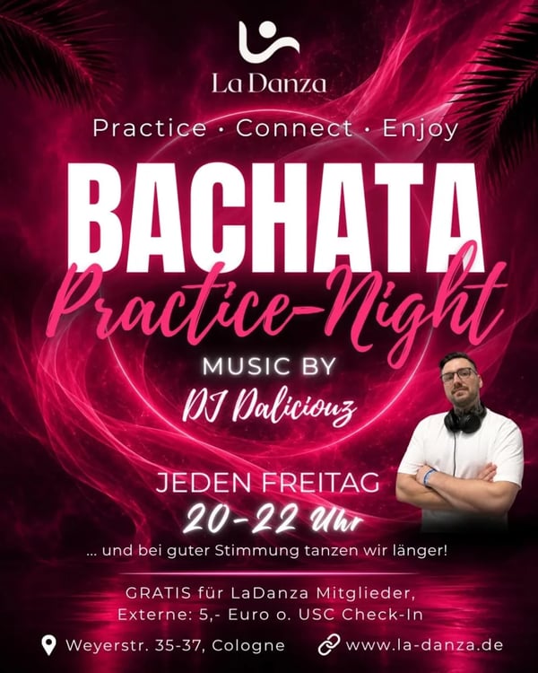 Bachata Practice-Night - Poster del evento