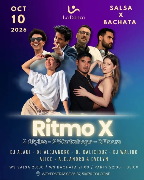 Ritmo X - Poster del evento