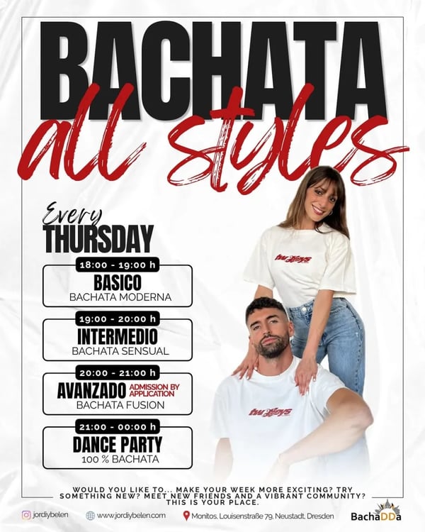 Bachata All Styles - Event poster