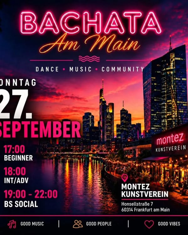 Bachata Am Main - Event poster