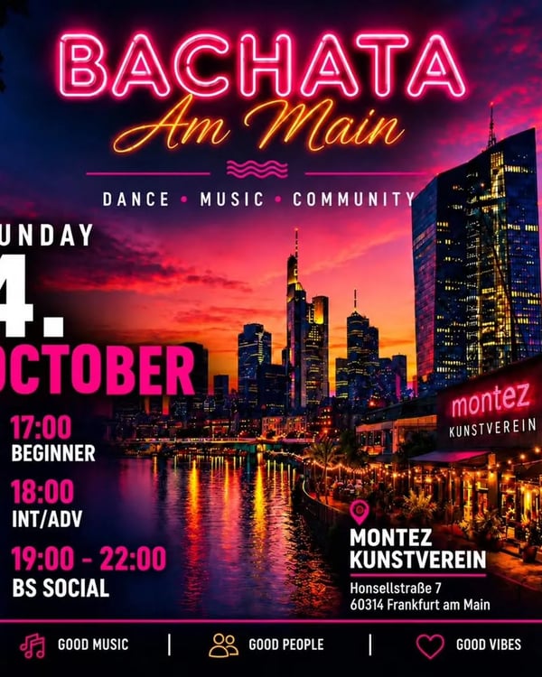 Bachata Am Main - Poster del evento