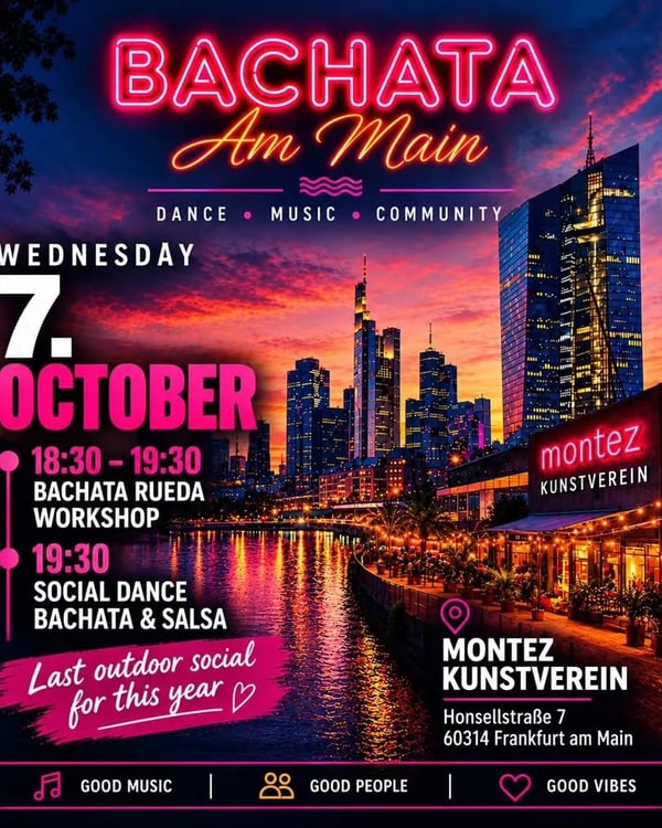 Bachata Am Main - Poster del evento